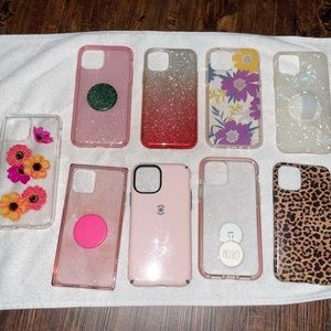 Lot of 9 iPhone 11 Pro phone cases
